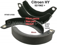citroen ds 11cv hy voorrem zonder hydraulische set voorremschoenen nieuwe onderdelen geschikt voor P44891 - Bild 1