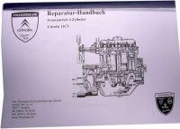 Citroen-DS-11CV-HY - Werkplaatshandboek 4 cilinder voorwielaandrijving ( 11CV ). Herdruk van de originele handl