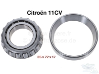 citroen ds 11cv hy wiellager geschikt voor afmetingen 35 x 72 17 nr P60758 - Bild 1