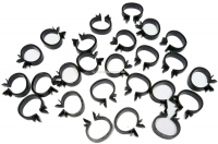 Alle - Kabelboombeugel 22mm, 25 stuks. Motorzijde. Diameter bevestiging in carrosserie 6,5mm. Uni