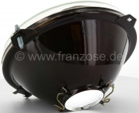 Alle - 4CV/Dauphine/R4, ronde koplampen, naar buiten gebogen glas. Diameter: 145 mm. Geschikt voo