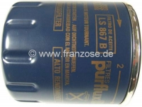 Renault - Oliefilter LS867B Peugeot + Citroën Diesel. Peugeot 504 benzinemotor XN2, 504 D, 205 D. C