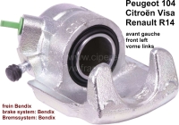 citroen remklauwen p 104 visa r14 remklauw linksvoor ruil remsysteem bendix geschikt P74132 - Bild 1