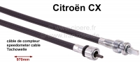 citroen snelheidsmeterkabels snelheidsmeterkabel cx 5 versnellingen onderste deel 970mm P40028 - Bild 1