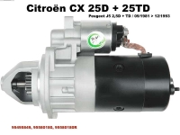citroen startmotor starter ruil voor cx 2 0 van 1979 tot 1989 peugeot 505 P42212 - Bild 1