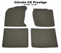 citroen tapijtsets vloermatten cx vloermattenset velour exellence 4 stuks achter voor lichtgrijs P42444 - Bild 1