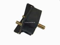 Peugeot - P 504/505/604, montage (beugel) achteras, rechts (rubber-metalen beugel). Afmeting: 45 x 6