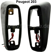 peugeot achtergrondverlichting p 203 metalen fitting achterlicht 2 stuks geschikt voor P75330 - Bild 1