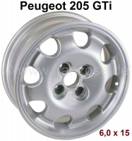 peugeot banden velgen velg maat 6 0 x 15 offset 19 boutcirkel 4 108 centreergat centrering 65 P73634 - Bild 1