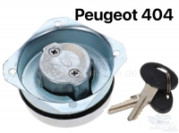 Peugeot - Verchroomde tankdop, afsluitbaar Peugeot 404