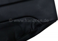 Renault - P 304C, stoelhoezen (2x voorstoel). Kleur: zwart kunstleer. Geschikt voor Peugeot 304 Cabr