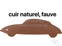 Peugeot - P 404, stoelhoezen (2x voorbank, 1x achterbank). Kleur: lichtbruin leer (cognac). Geschikt