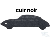 Peugeot - P 404, stoelhoezen (2x voorbank, 1x achterbank). Kleur: zwart leer (noir). Geschikt voor P