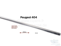Peugeot - P 404, gepolijste roestvrijstalen sierstrip, Peugeot 404 motorkap. Per stuk. Of. Nr. 7966.