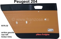 peugeot deurpanelen p 204 linker achterdeurpaneel kleur kunstleer beige zwart pain dor 3170 P78209 - Bild 1