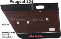 peugeot deurpanelen p 204 linker achterdeurpaneel kleur kunstleer bruin geschikt voor P78225 - Bild 1