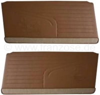 peugeot deurpanelen p 304 deurbekleding kunstleer bruin marron 2 stuks links rechts geschikt voor P78661 - Bild 1