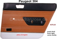 peugeot deurpanelen p 304 rechter achterdeurpaneel kleur kunstleer bruinzwart ambre 3309 geschikt P78250 - Bild 1