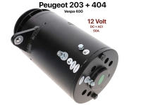 Peugeot - P 203/403, DC dynamo (17mm riembreedte). Geschikt voor Peugeot 203 + 403, Vespa 400. Nieuw