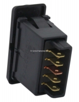 Alle - Raamregelschakelaar, geschikt voor Peugeot 205, 405, 505, Talbot. 5x aansluittong. Afmetin