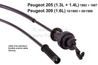 peugeot gasklepbediening gaskabels choke gaskabel geschikt voor 205 1300cc 1400cc van P71284 - Bild 1