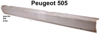 peugeot gelaste carrosseriedelen p 505 dorpel links oude voorraad deels wat vliegroest P77690 - Bild 1