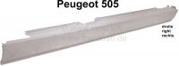 peugeot gelaste carrosseriedelen p 505 rechter dorpel oude voorraad deels wat roestfilm P77692 - Bild 1