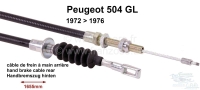peugeot handremkabels p 504 handremkabel achter gl 72 76 1655 1130mm links rechts P74113 - Bild 1