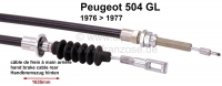 peugeot handremkabels p 504 handremkabel achter gl 76 77 1635 1110mm links rechts P74114 - Bild 1
