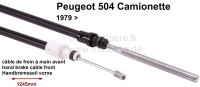 peugeot handremkabels p 504 voorste handremkabel camionette 79 lengte 1245 725mm links rechts P74111 - Bild 1