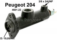 peugeot hoofdremcilinder p 204 geschikt voor zuigerdiameter 19 05mm P74621 - Bild 1