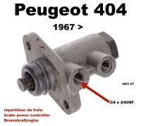 peugeot hoofdremcilinder p 305 remkrachtregelaar i ii modellen vanaf 1982 nr P74491 - Bild 1