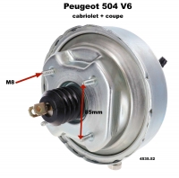 peugeot hoofdremcilinder p 504v6 mastervac rembekrachtiger geschikt voor 504 v6 cabriolet P74668 - Bild 1