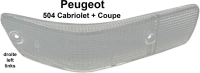 peugeot knipperlichten vooraan p 504c knipperlichtkap rechtsvoor cabrio coupe eerste serie kleur P75326 - Bild 1