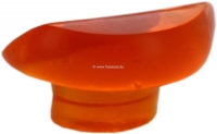 Sonstige-Citroen - Lichtkap half (paddestoelvorm), kleur oranje. Deze paddestoelvormige lampjes werden op vee