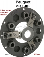 P 203/403 koppelingsdrukplaat (nieuw onderdeel). Geschikt voor Peugeot 203 +