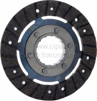 Citroen-2CV - P 204/304, aandrijfschijf zonder torsieveren. Geschikt voor Peugeot 204 + 304. 200mm diame