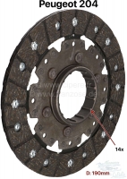 peugeot koppeling p 204 aandrijfschijf 190mm 14 tanden geschikt voor P72817 - Bild 1