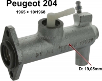 peugeot koppeling p 204 hoofdkoppelingscilinder zuiger diameter 19 05mm geschikt voor P72655 - Bild 1