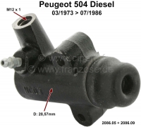 peugeot koppeling p 504 koppelingsslave cilinder geschikt voor diesel 1 9d 2 1d 3d t P72495 - Bild 1