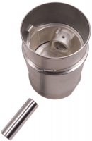 Peugeot - P 304, zuiger + cilinder (4 stuks). Geschikt voor Peugeot 304, 304S, vanaf bouwjaar 10/197