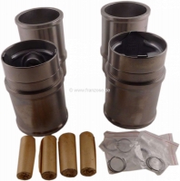 Peugeot - P 304, zuiger + cilinder (4 stuks). Geschikt voor Peugeot 304, vanaf bouwjaar 09/1970 tot 