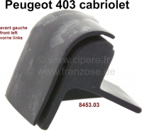 peugeot lichaamsafdichtingen p 403 rubberen afdichtingshoek kap linksvoor op softtop P78825 - Bild 1