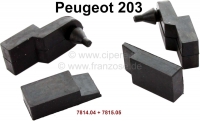 peugeot motorkap voorpanelen p 203 bevestigingsrubbers voor radiatorrooster 4x geschikt P77813 - Bild 1