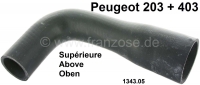 peugeot motorkoeling p 203 radiatorslang top 1 versie geschikt voor bestelnr 1343 05 P73617 - Bild 1