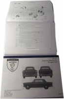 Peugeot - Onderdelencatalogus Peugeot 404, 2 delen, 1000 pagina's!