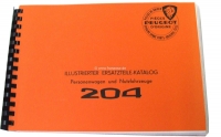 peugeot onderdelencatalogi p 204 onderdelencatalogus modellen ook cabrio 580 P78144 - Bild 1