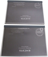 peugeot onderdelencatalogi p 504 onderdelencatalogus herdruk berline 2 delen bouwjaar P78146 - Bild 1