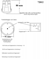 Sonstige-Citroen - Bosch, verdelerkap 6 cilinder. Geschikt voor Peugeot 504 V6. Renault R30. Alpine A310 (2.7