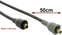Renault - Bougiekabel, verbinding tussen verdelerkap en bobine. 500 mm lang. Geschikt voor Renault R